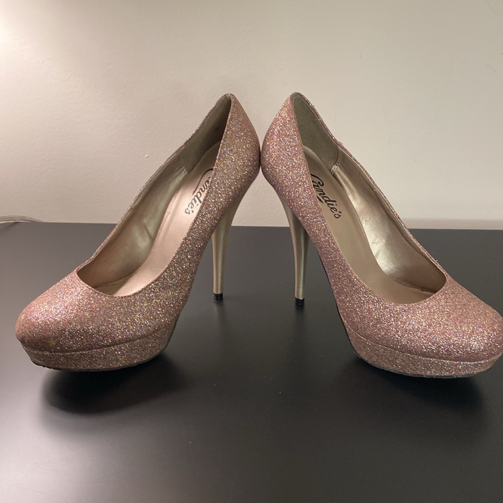 Multi Color Glitter Heels - Picture 4 of 5